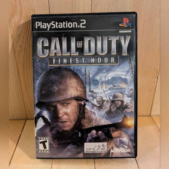 Call of Duty: Finest Hour for PlayStation 2 - Black Game Used - Picture 1 of 5
